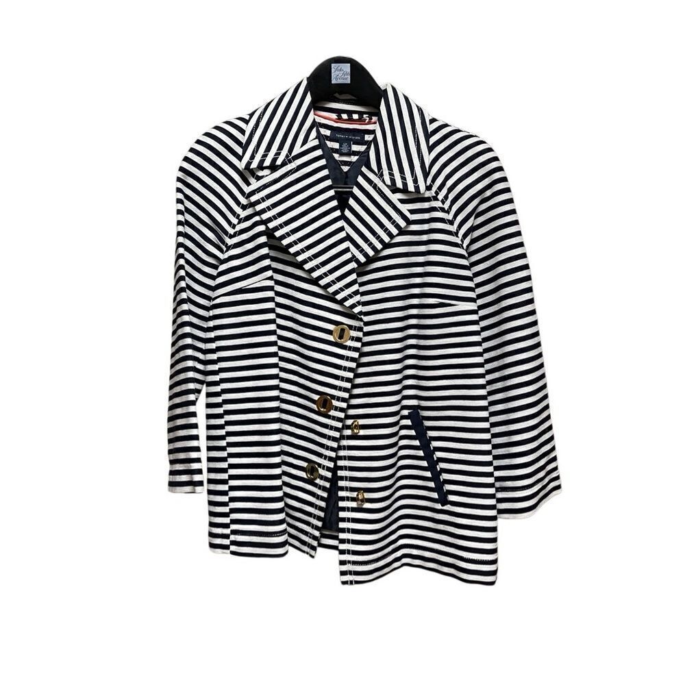 🌟Tommy Hilfiger 🌟Bkack Striped Jacket